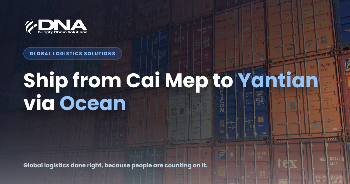 Cai Mep to Yantian Ocean Freight | DNA Supply Chain